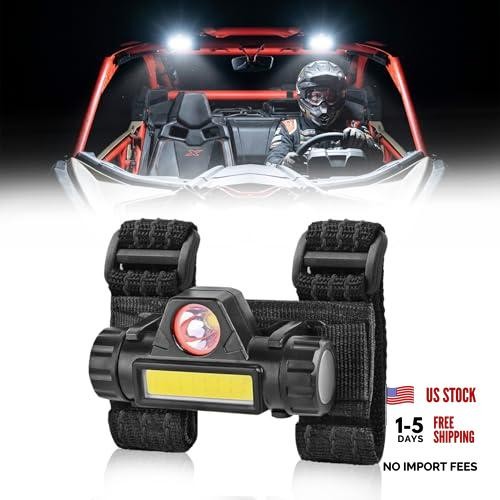 UTV Interior Dome Light.25′-2.0′ Roll Bar Mount Overhead Roof Light, LEDpc, 1
