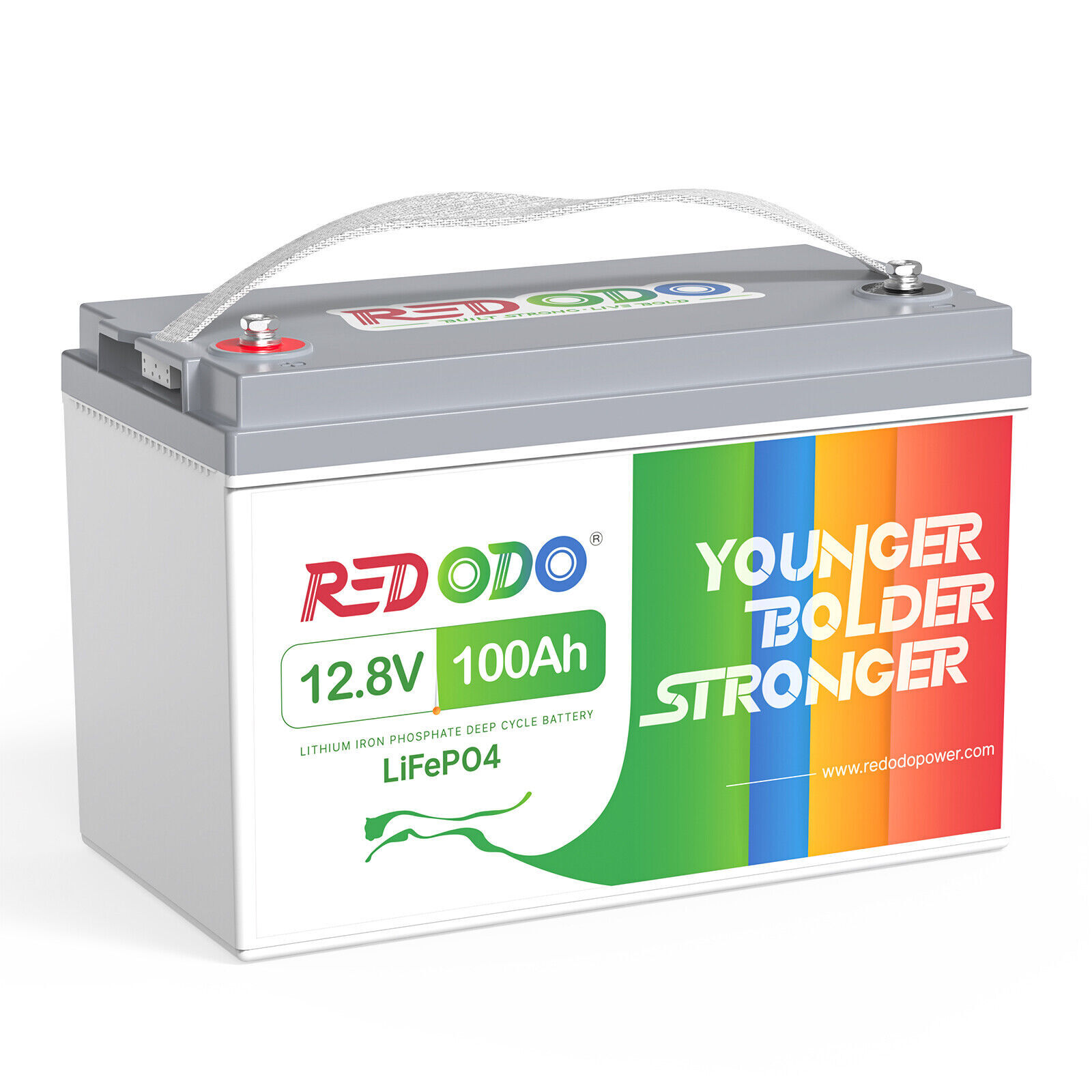 Redodo LiFePO4 Lithium Battery 12V 100Ah 200Ah 300Ah for RV Trolling Motor Lot