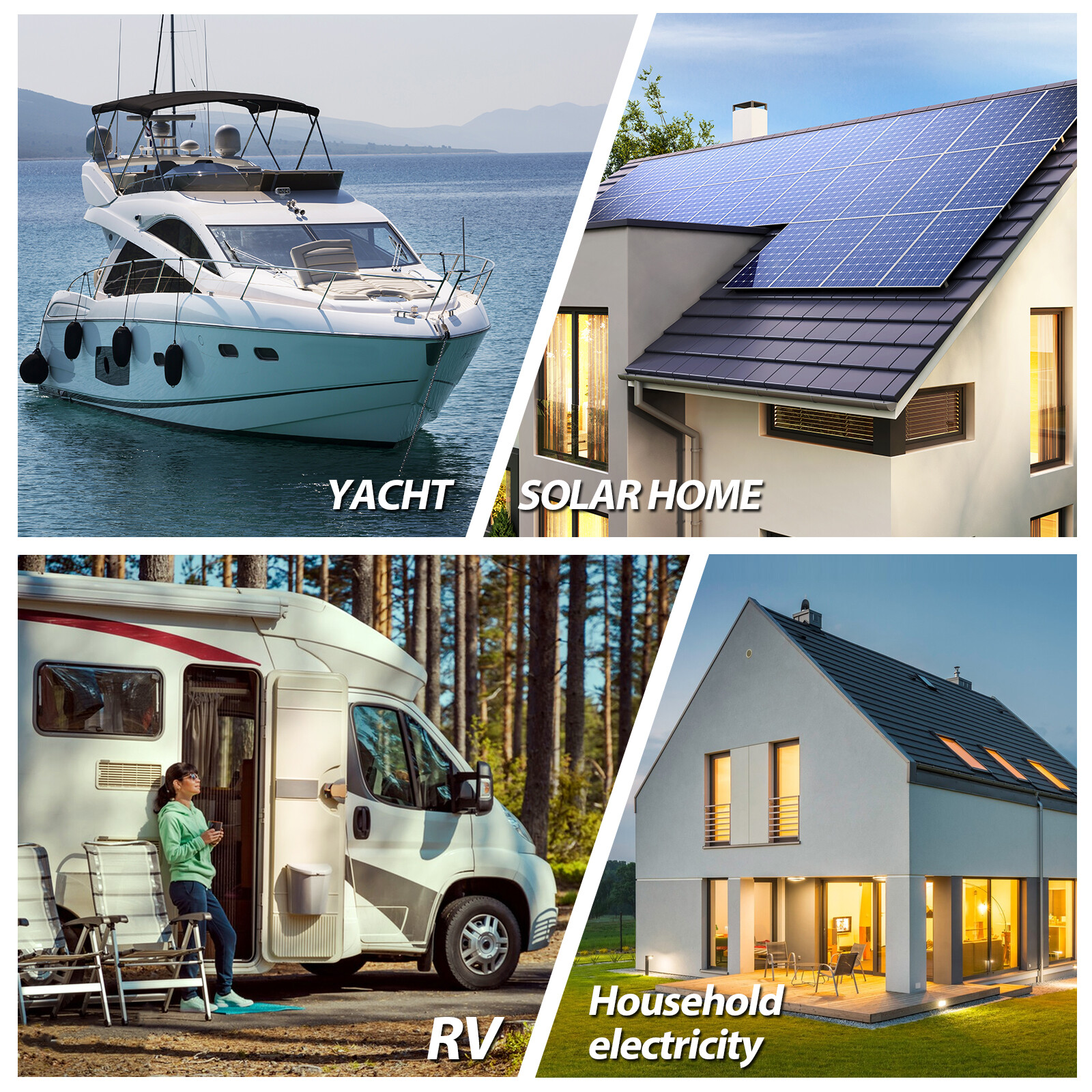 12V 100Ah 140AH 300AH LiFePO4 Lithium Battery Deep Cycle BMS for Solar RV Boat