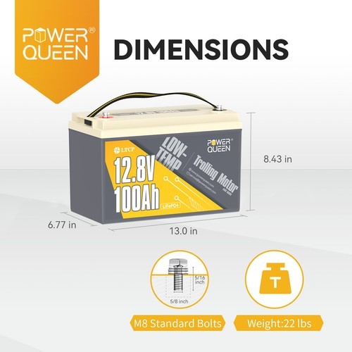 12V 50Ah 100Ah 200Ah Lithium Battery Deep Cycle LiFePO4 for Solar RV Off-grid