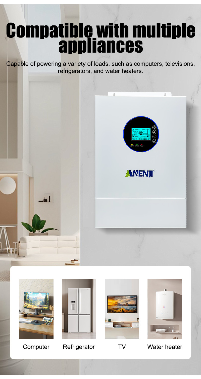16KWh 51.2V 314Ah LiFePO4 Lithium Battery+12KW Solar Inverter 120V 240V US STOCK