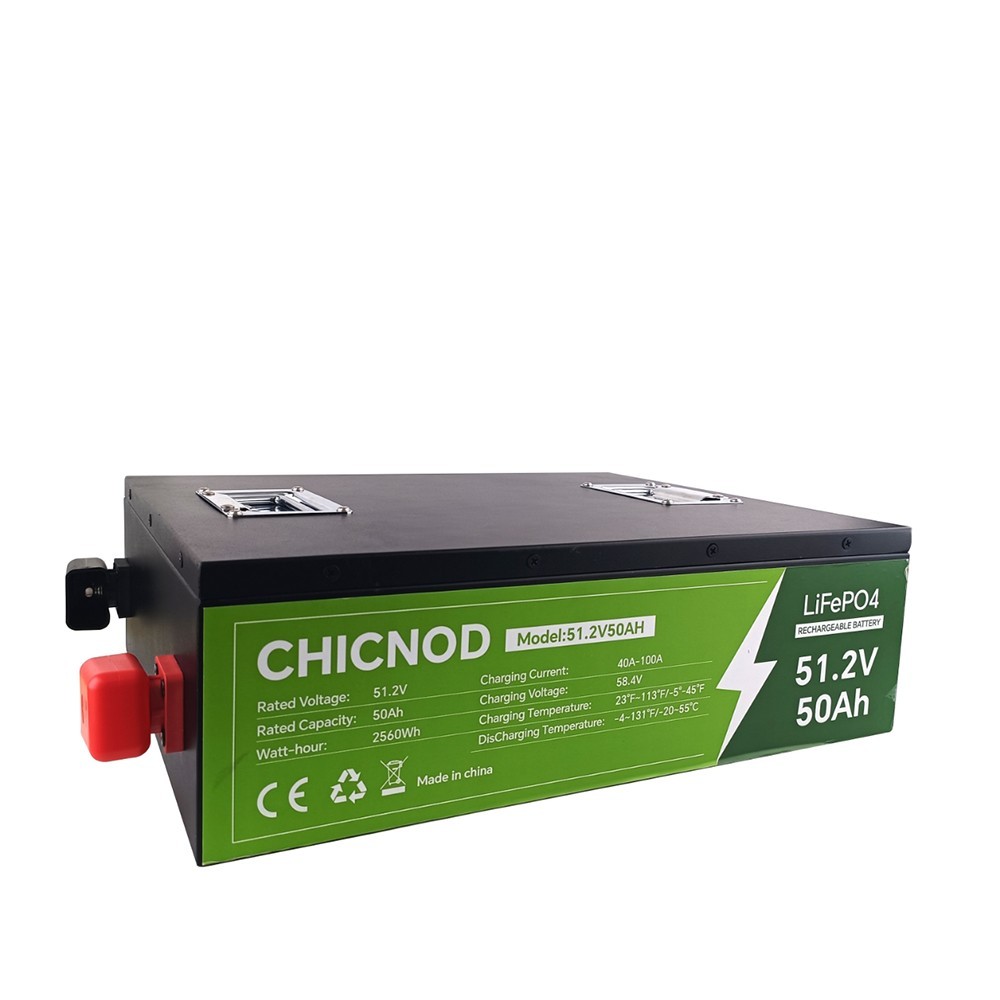 48V 50Ah/100Ah LiFePO4 Lithium Battery Deep 15000+ BMS For Solar Golf Cart RV