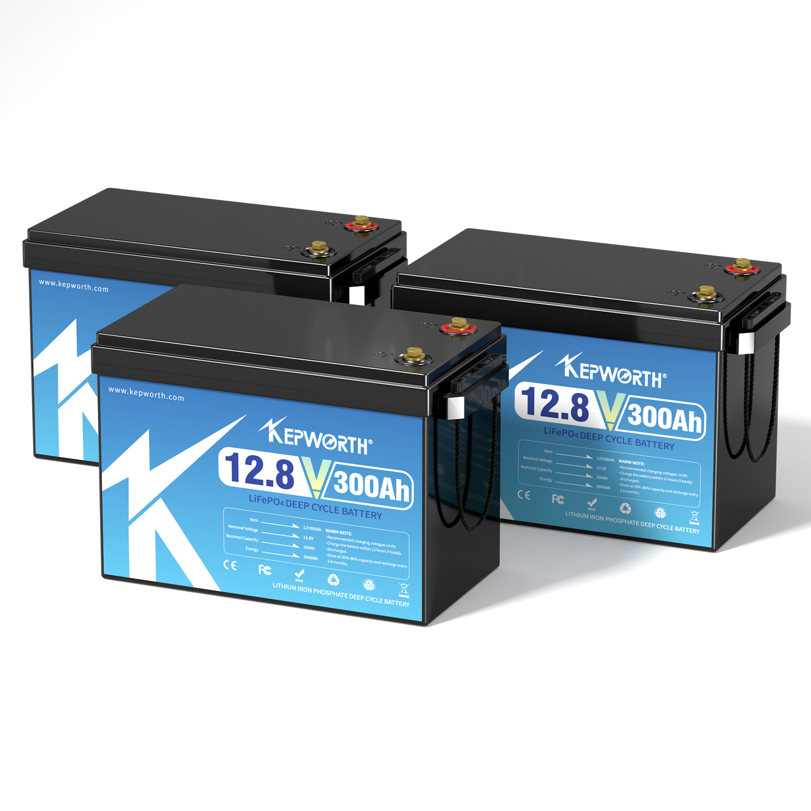12V 300Ah LiFePO4 Battery BMS Solar 10 years lifespan 20000+Deep Cycle RV Camper