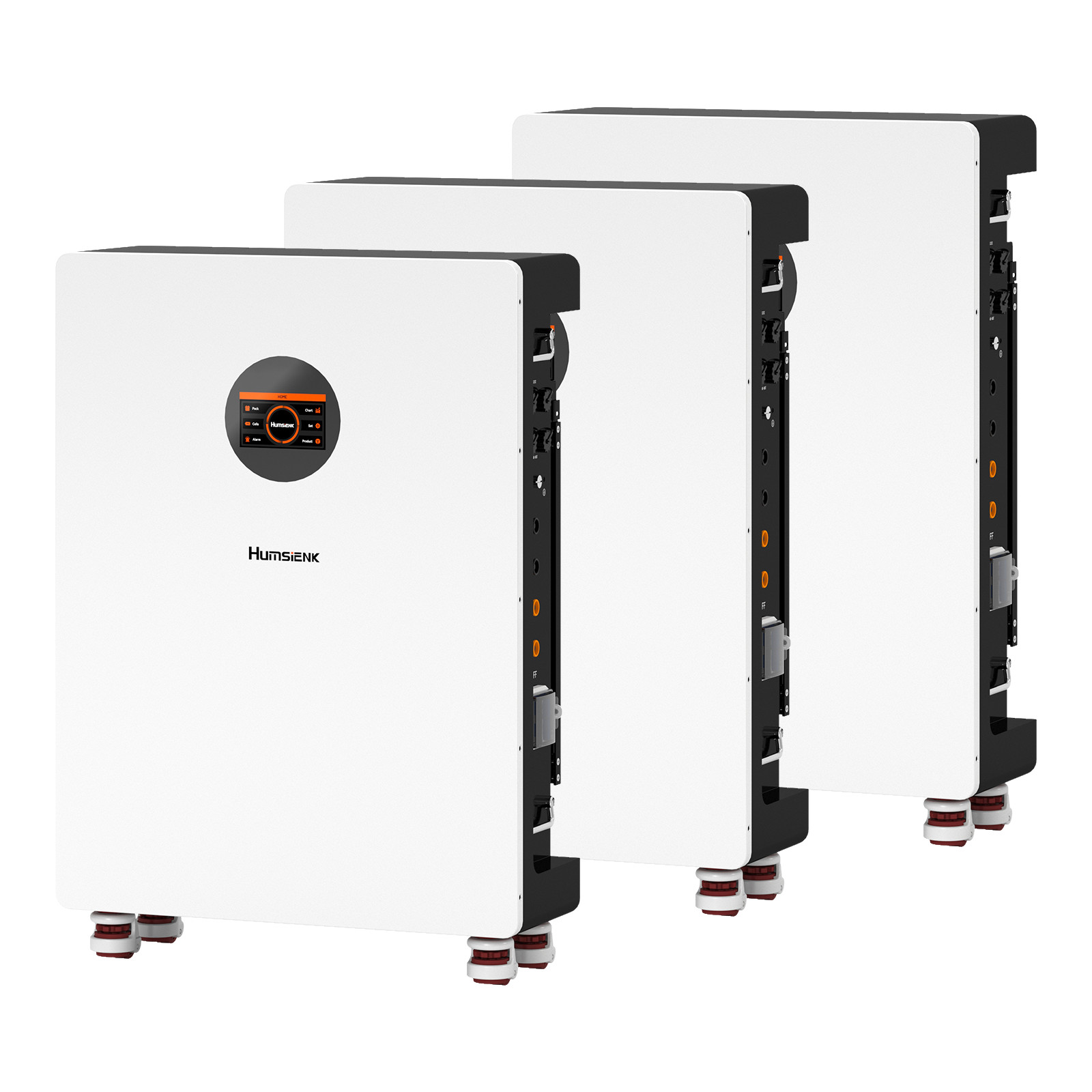 3Pack 48V 300Ah 314Ah LiFePO4 Battery Wall-Mounted 48KWh for Solar System Backup