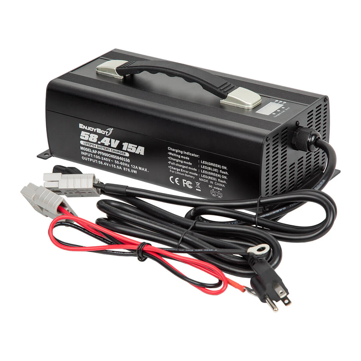 48V 100Ah Lithium Golf Cart Battery 200A BMS LiFePO4 APP Charger Monitor Set EB