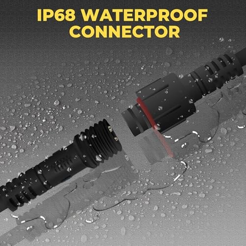 12 Pods Pure White Rock Lights with 2 Pack Connectors Extension 12 Pod-White