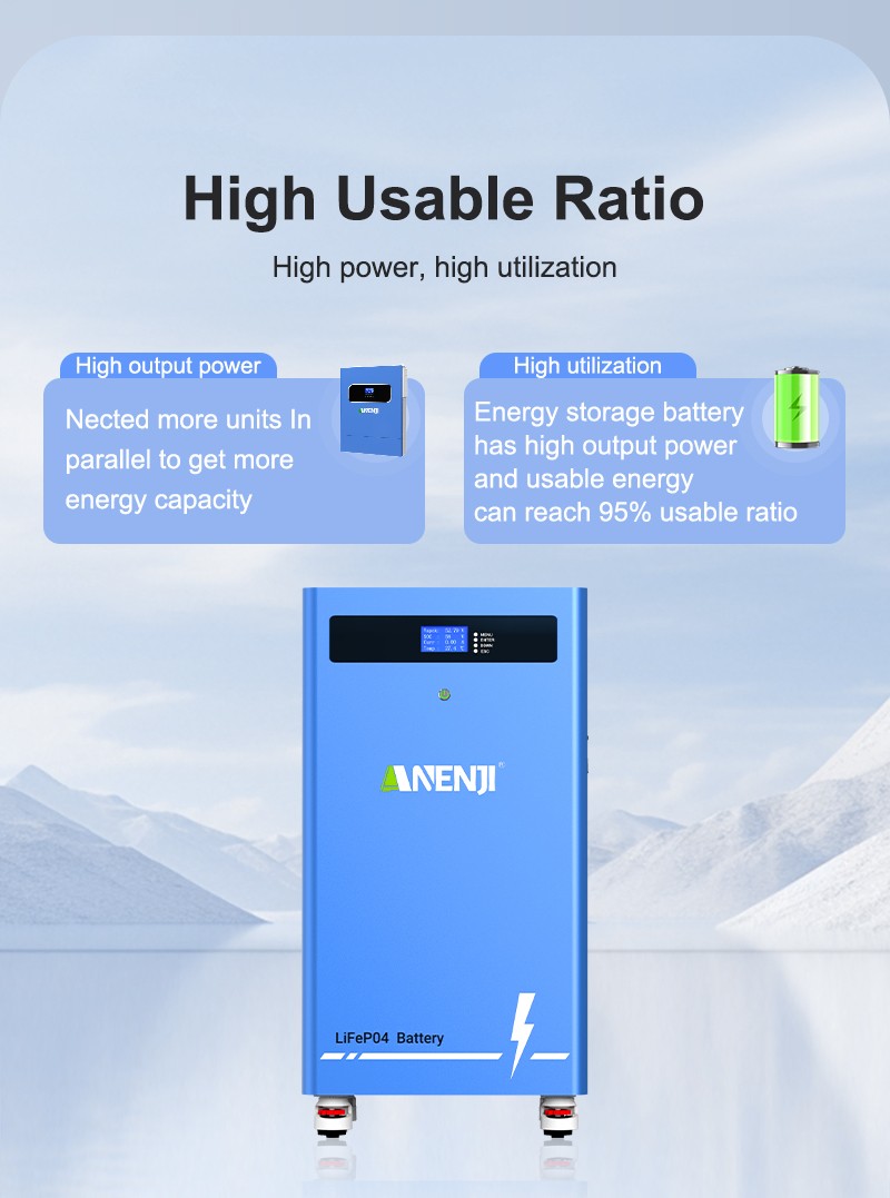 6.2KW 48V Solar Inverter Hybrid WIFI+16KWh 51.2V 314Ah LiFePO4 Lithium Battery