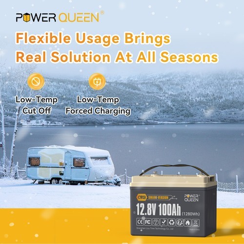 12V 50Ah 100Ah 200Ah Lithium Battery Deep Cycle LiFePO4 for Solar RV Off-grid