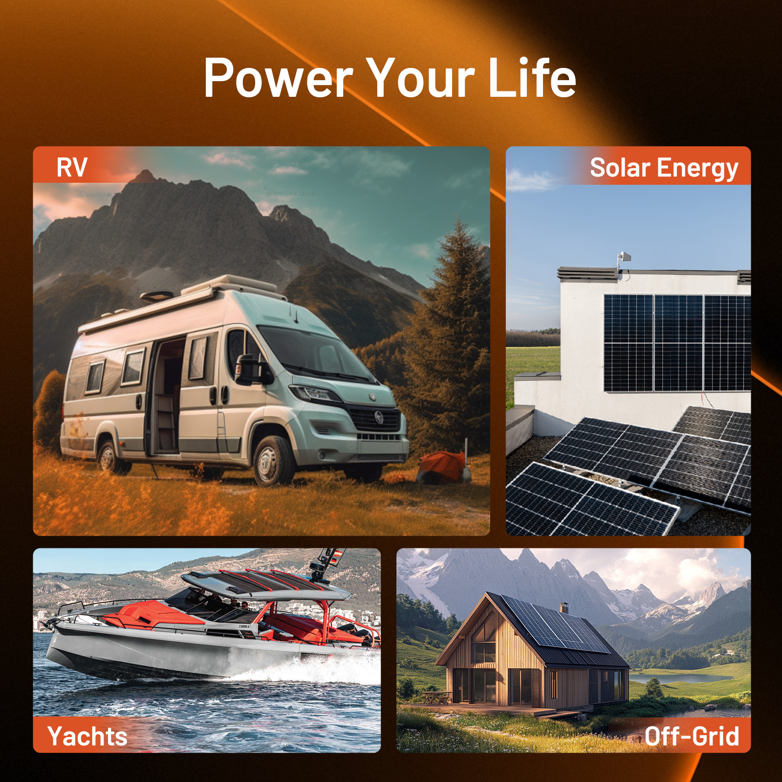 Humsienk 12V 640Ah LiFePO4 Lithium Battery 250A BMS Bluetooth Solar Off-Grid RVs