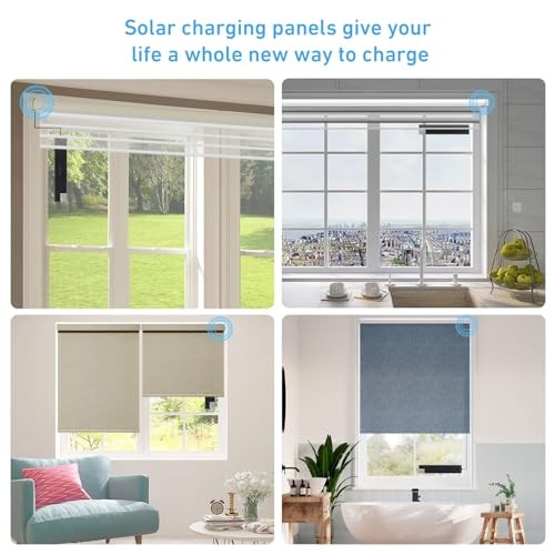 Solar Panels 5W 5V Charge for Motorized Blinds with USB-C Connector – Powers