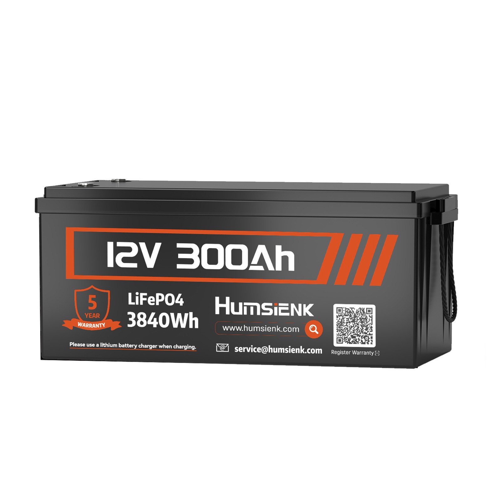 12V 300Ah LiFePO4 Battery 200A BMS Deep Cycle for RV Solar Marine