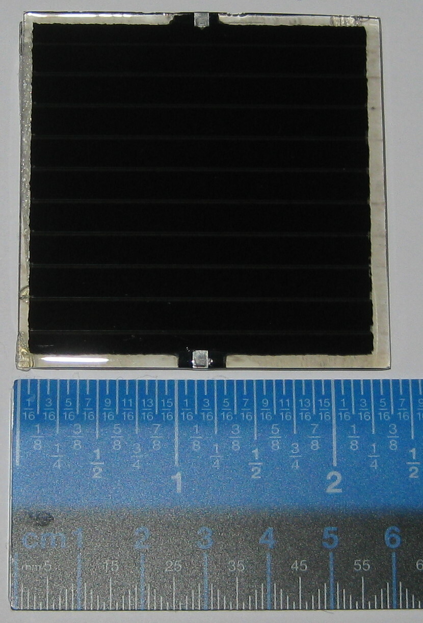 CIS Solar Cell – 4.5 V DC OC – 60mm x 60mm – 100 mA SC – 0.25 Watt – Mini Panel