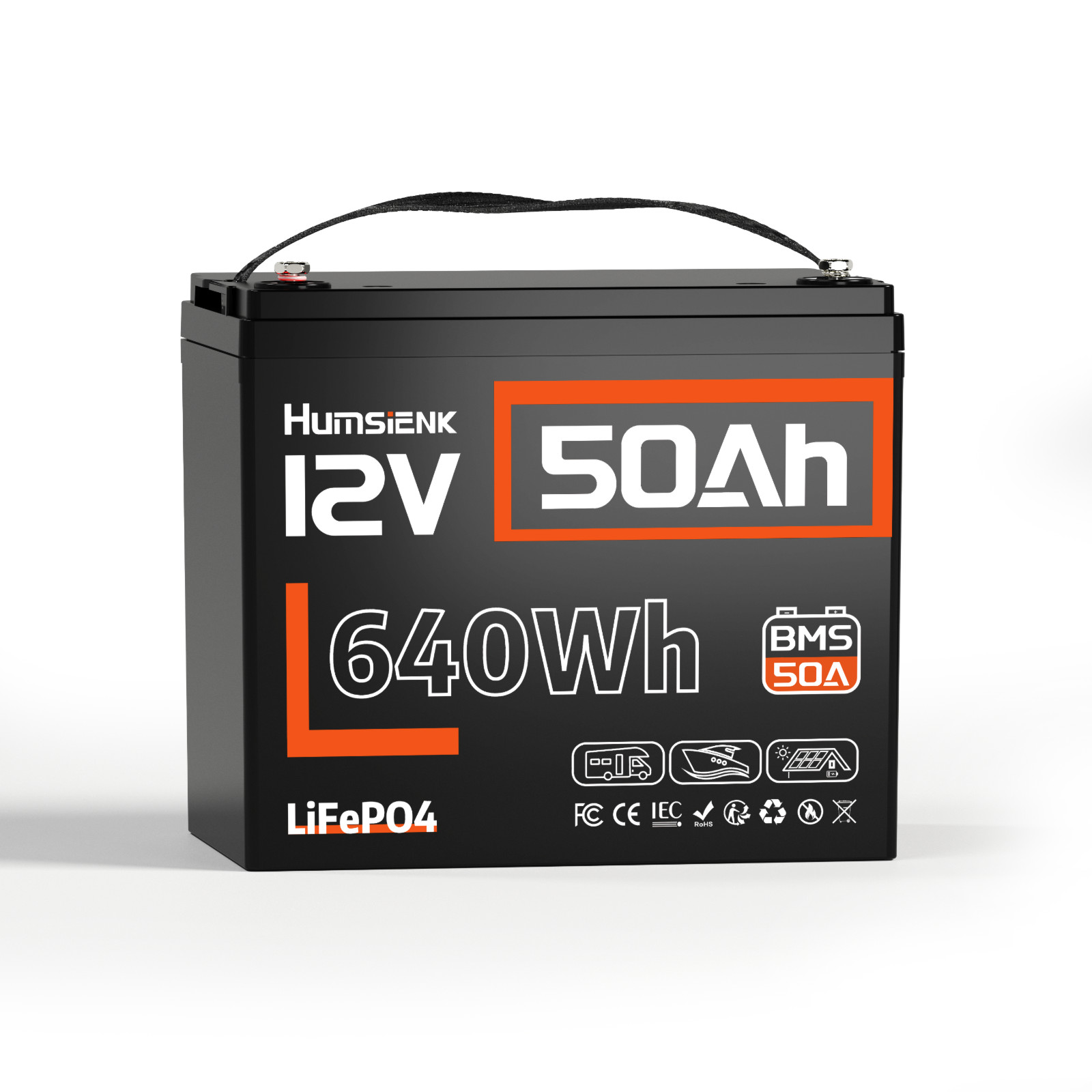 12V 24V 50Ah 100Ah 150AH 300Ah 320Ah LiFePO4 Lithium Battery RV Solar off grid