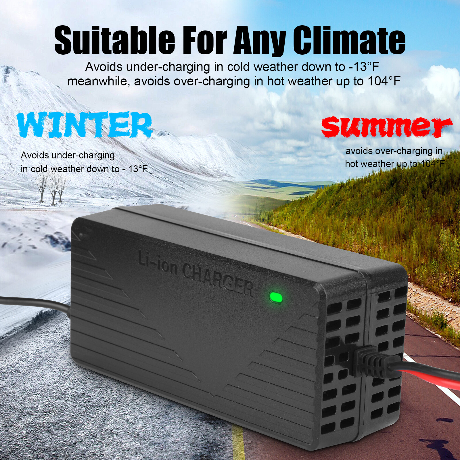 12V 100Ah LiFePO4 Lithium Battery Deep Cycle BMS For RVs Solar Off-grid+Charge