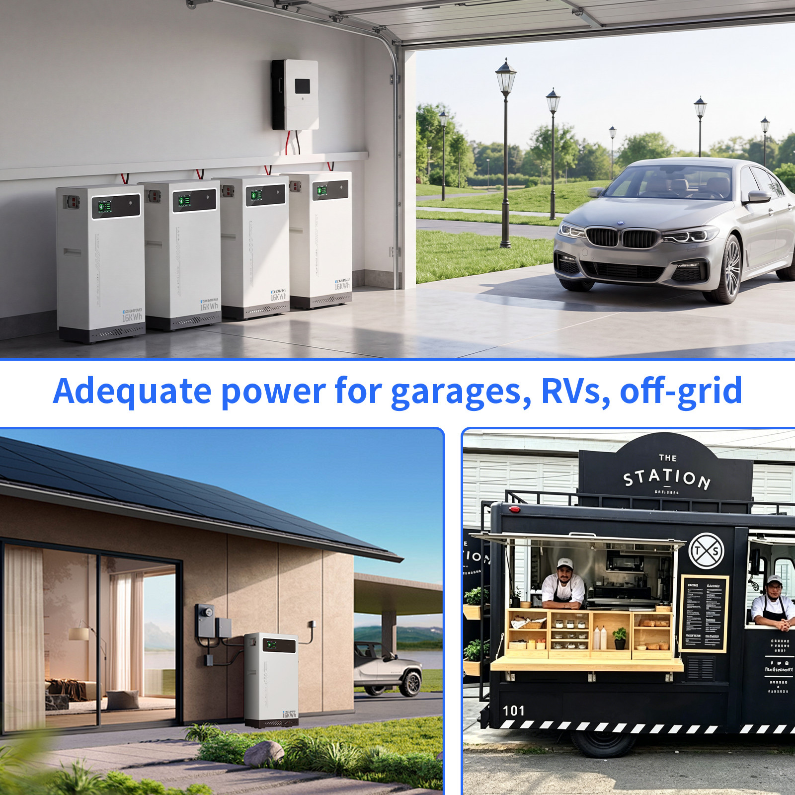 48V 314Ah LiFePO4 Deep Cycle Battery 16kWh 200A BMS Bluetooth Solar Home Storage
