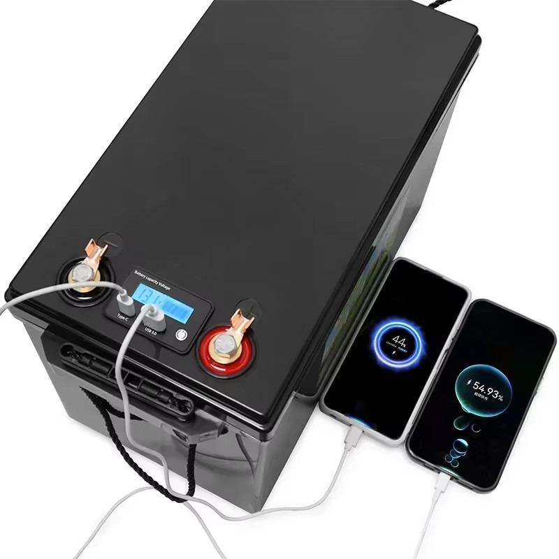 12.8V 200Ah LiFePO4 battery with 12V 4string BMS Protect For RV Campers Golf Car