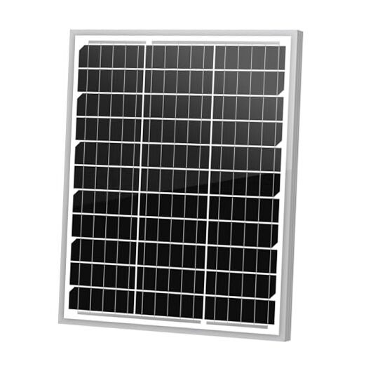 20W 12V Solar Panel Monocrystalline PV Module Designed for 12V Off 20W 1PCS