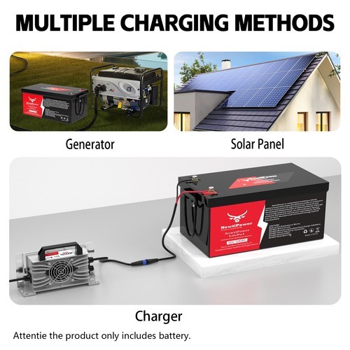 Newtipower 36V 100Ah LiFePO4 Golf Cart Lithium Battery 10000+Cycles 200A BMS RV