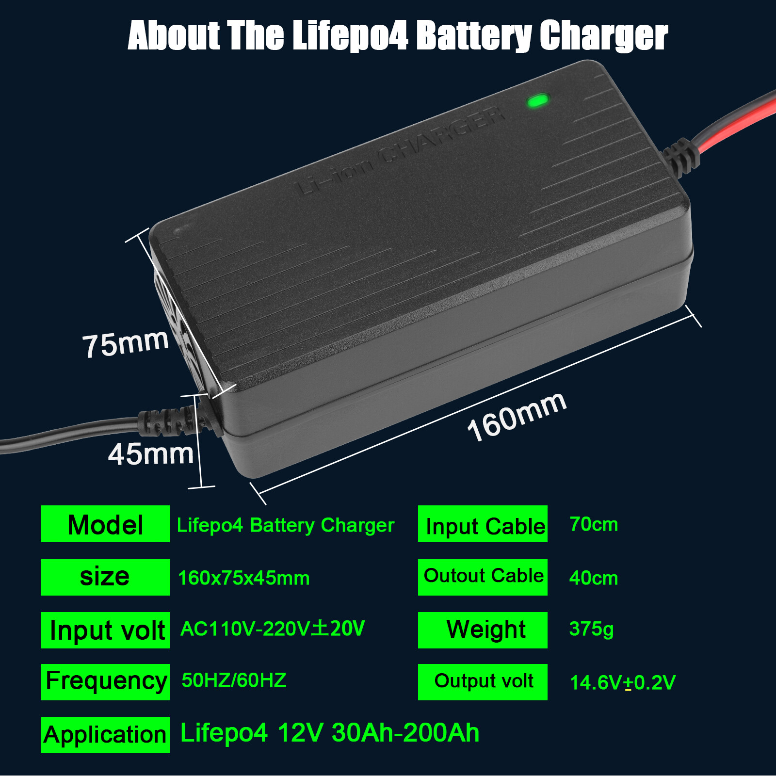12V 100Ah LiFePO4 Lithium Battery Deep Cycle BMS For RVs Solar Off-grid+Charge