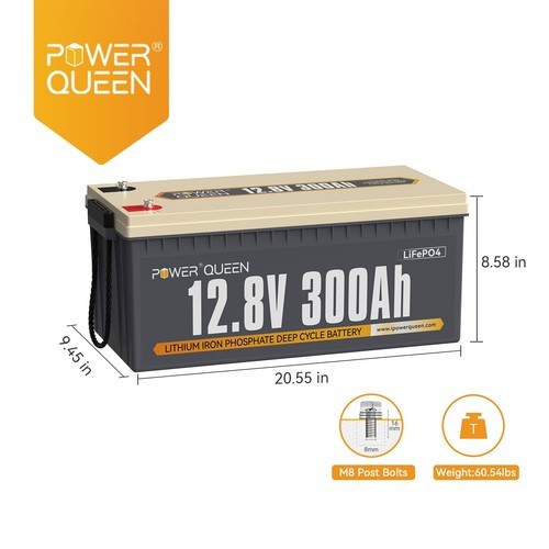 12V/24V 200Ah 300Ah 410Ah LiFePO4 Lithium Battery for Solar Marine Off-grid LOT