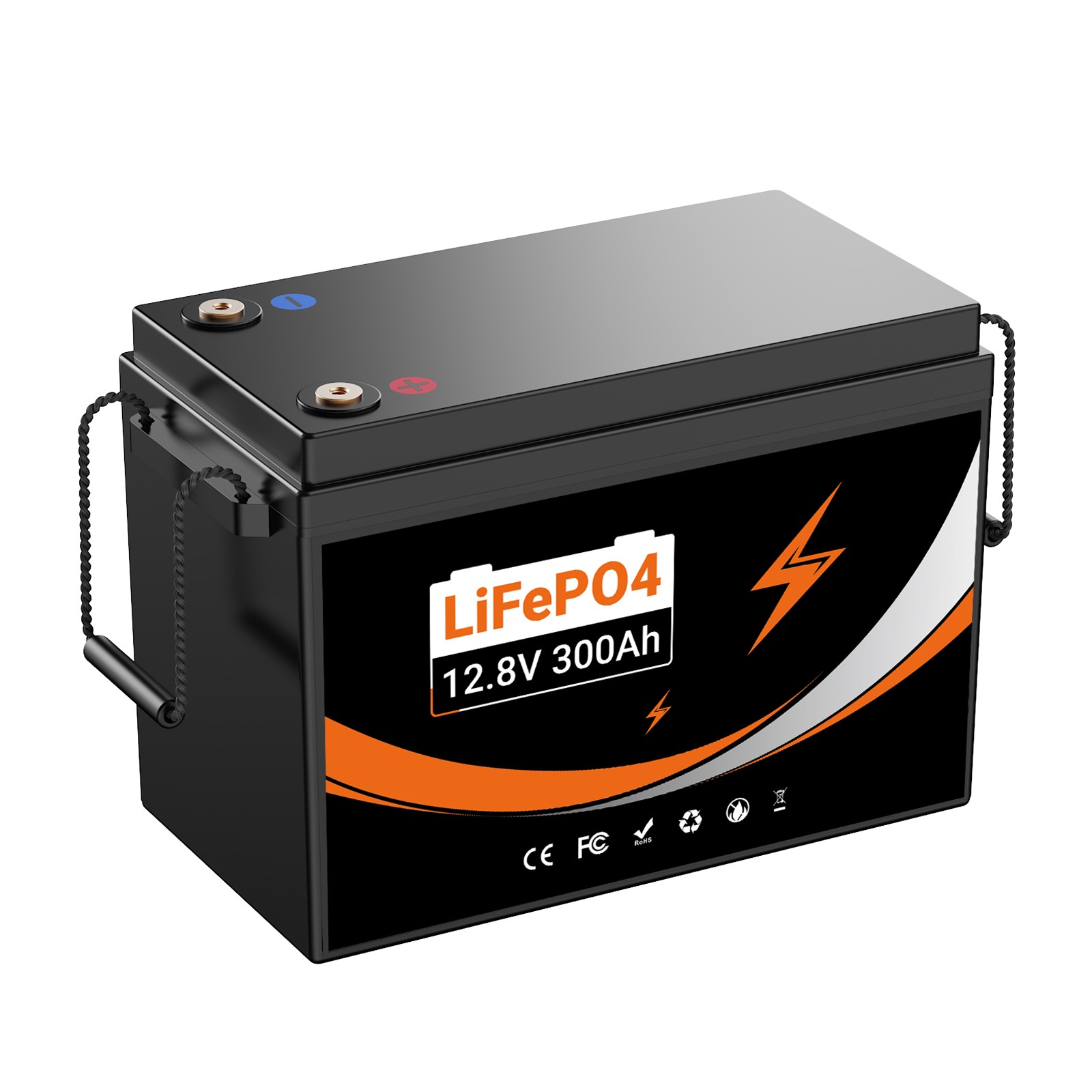 12V 24V 100Ah 300Ah LiFePO4 Battery Lithium for Solar RV Garden trolling motor