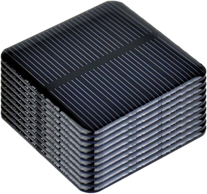 10pcs Mini Monocrystalline Solar Cells Solar System Kit 50mm X 50mm/1.96″ X