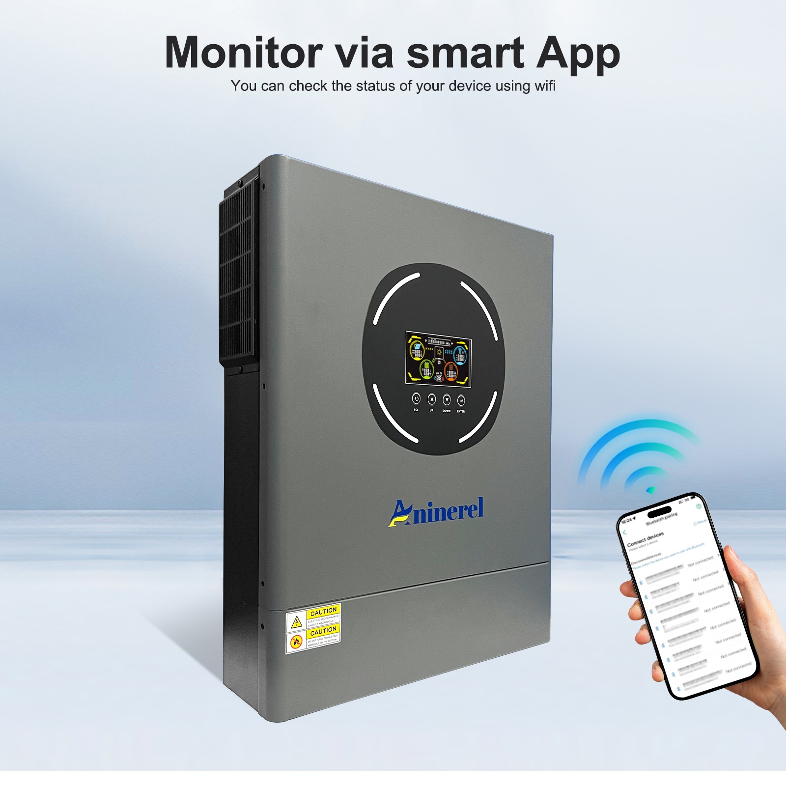 48V 314Ah Lithium Battery 16kWh+ 11kWh 48V Solar Hybrid Inverter MPPT Off-Grid