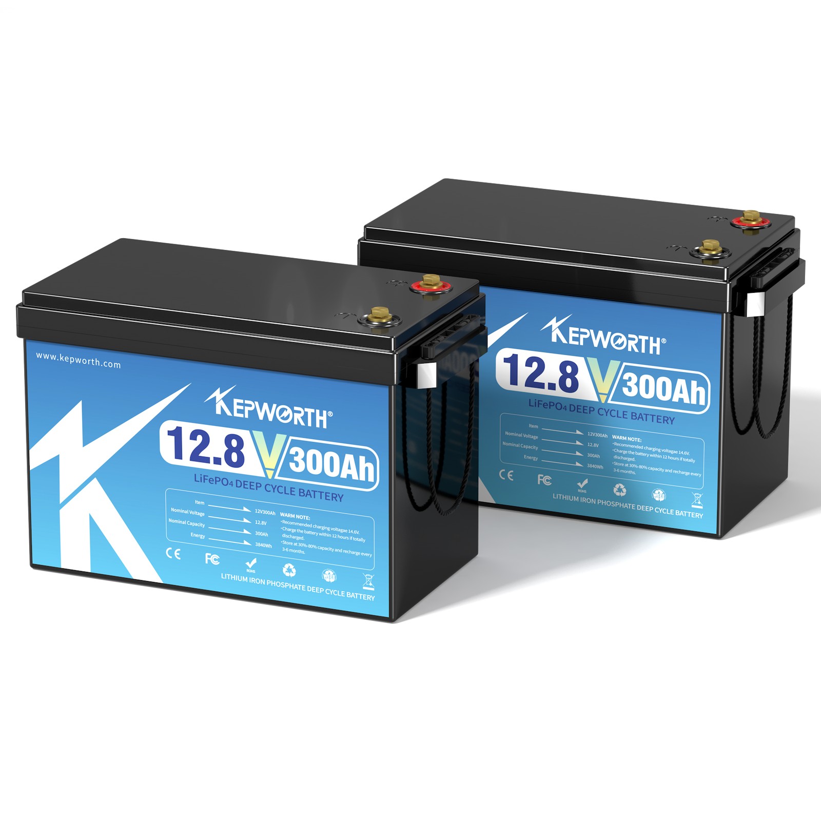 12V 300Ah LiFePO4 Lithium Battery Deep Cycle Battery 200A BMS Solar Off-Grid RV