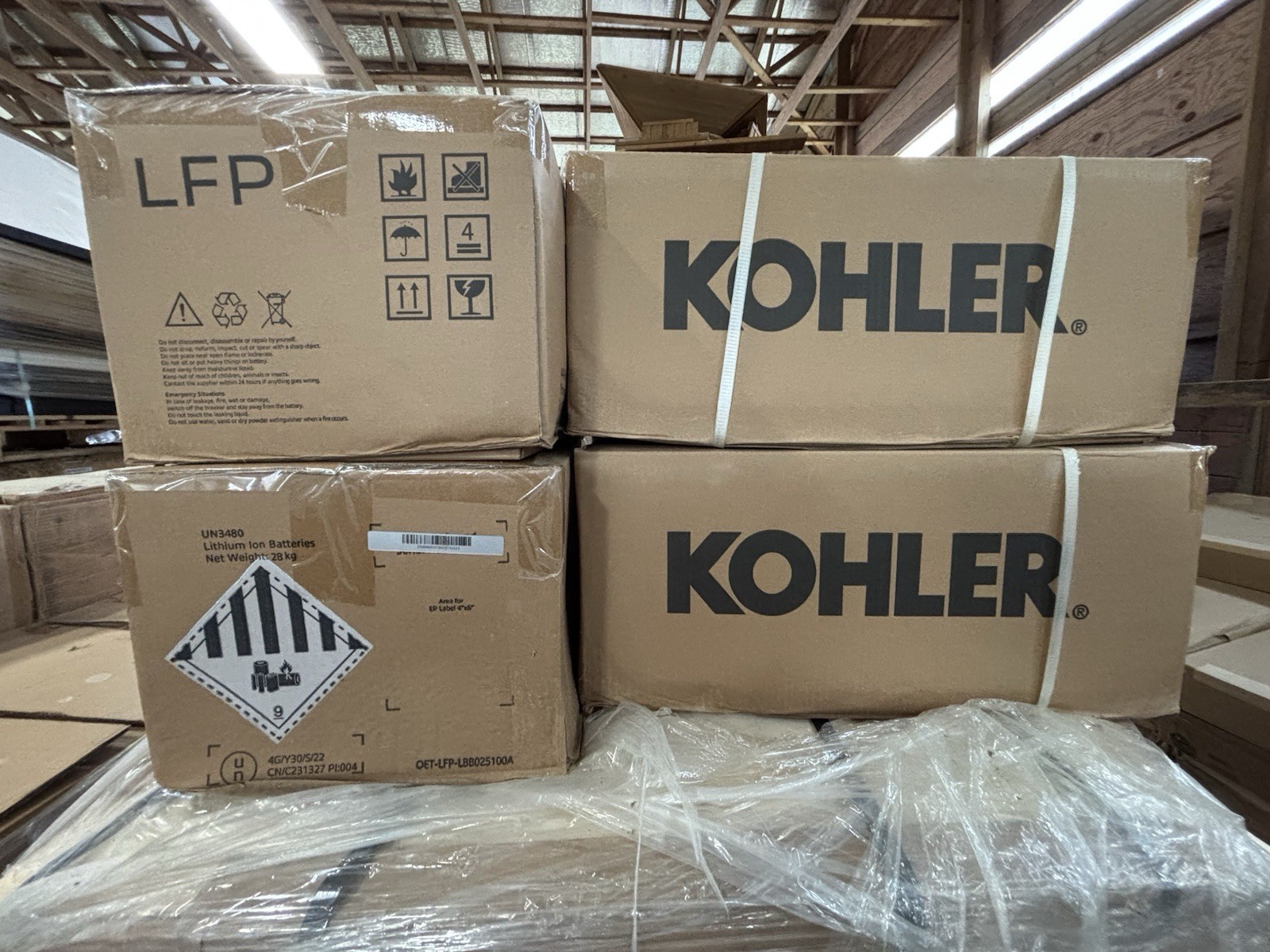 Kohler CATL 2.56kwh Battery 100Ah 25.6V LFP module LBB025100A ,SOLAR BATTERY