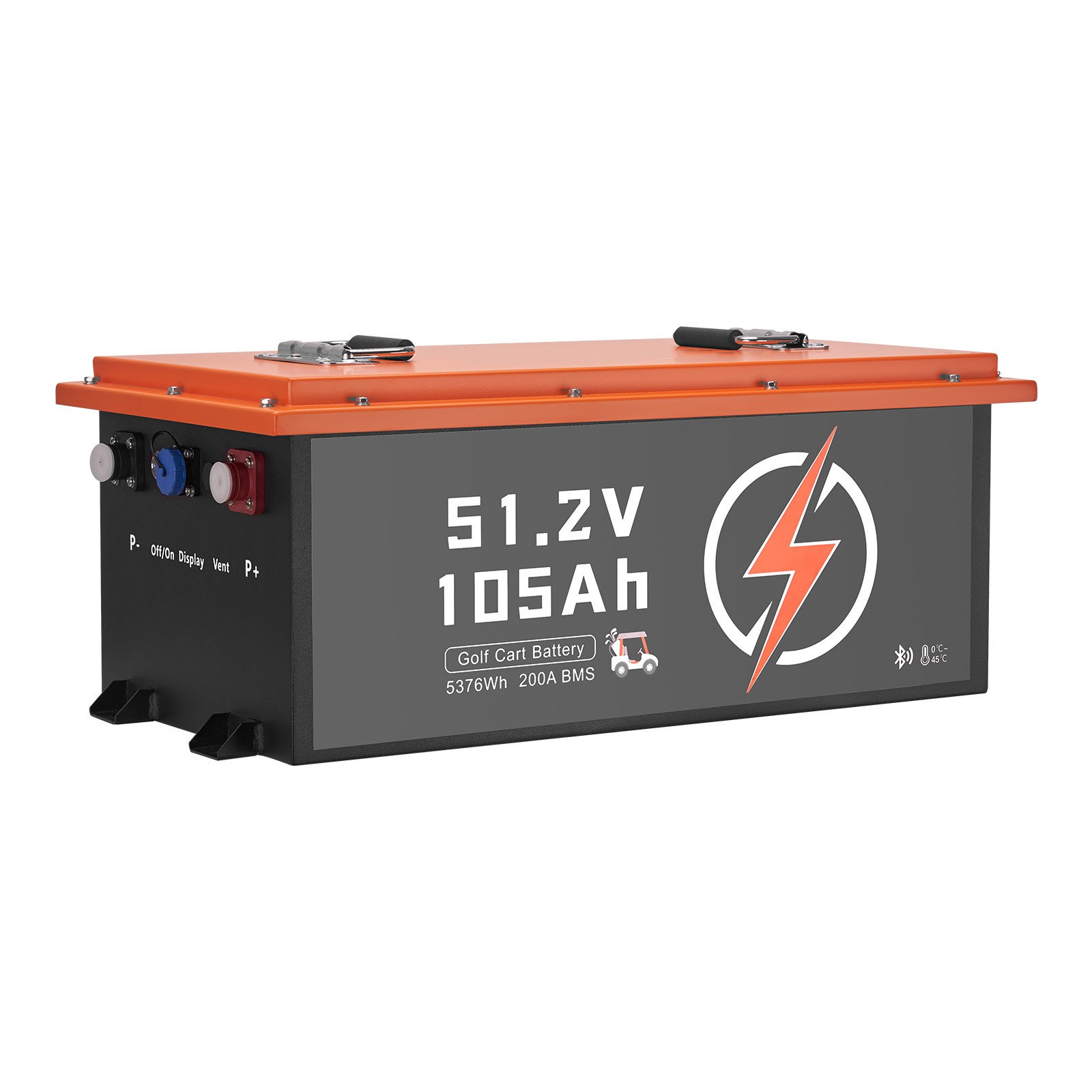 Uimoso 48V 105Ah Golf Cart Lithium Battery with 20A Charger and Touch Monitor