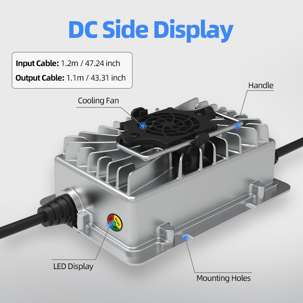WattCycle 24V 100Ah Lithium Battery Deep Cycle + 24V 15A Aluminum Shell Charger