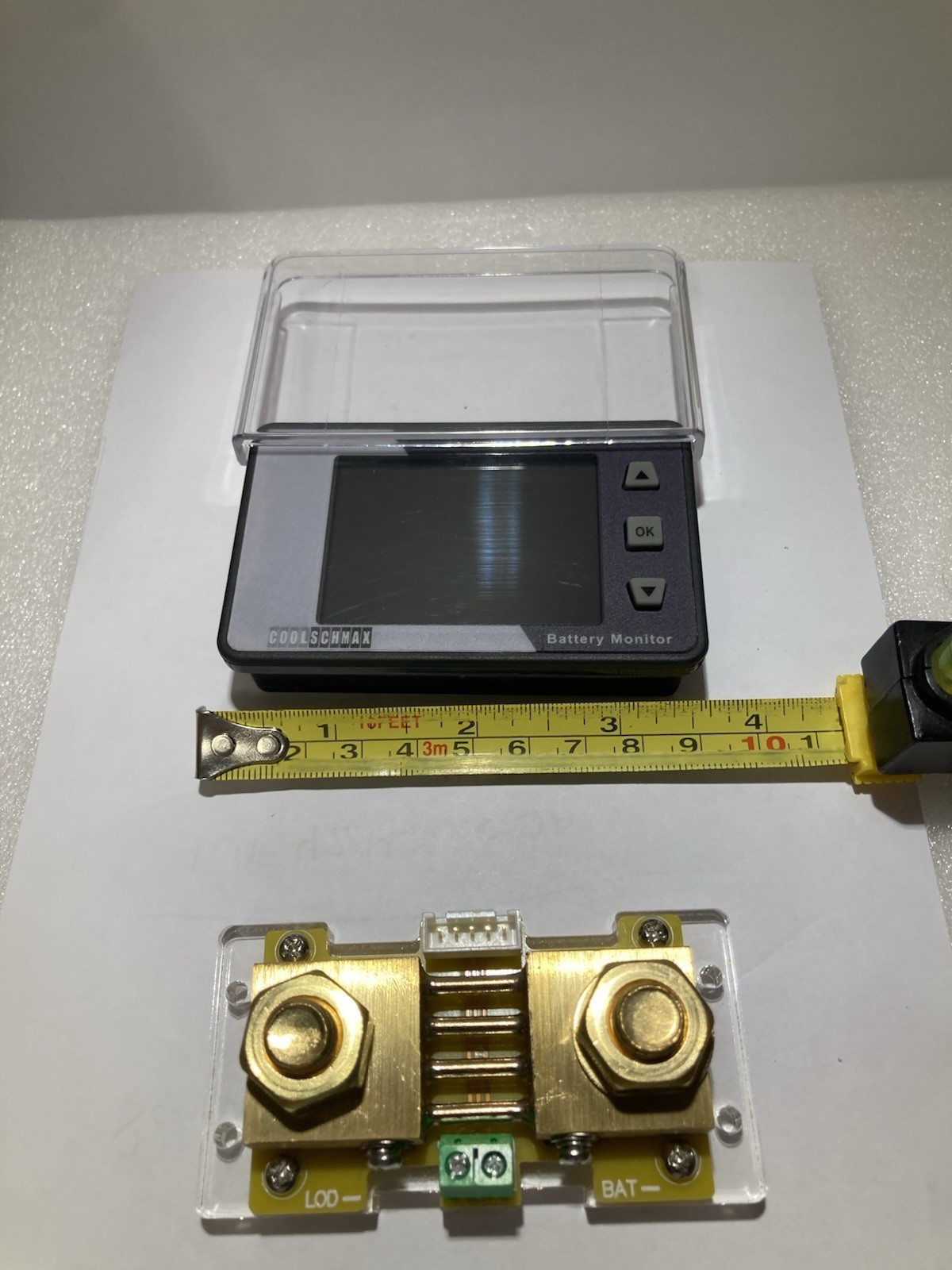 Battery Monitor with Shunt 300A Battery Monitor for RV, Motorcycle,