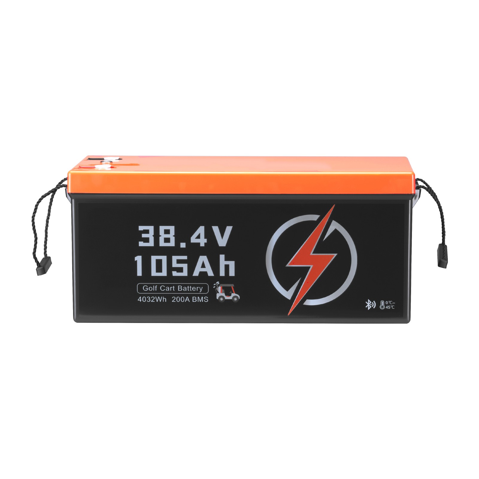 Uimoso 36V 105Ah Golf Cart Lithium Battery 20A Charger LCD Monitor & 4000+ Cycle