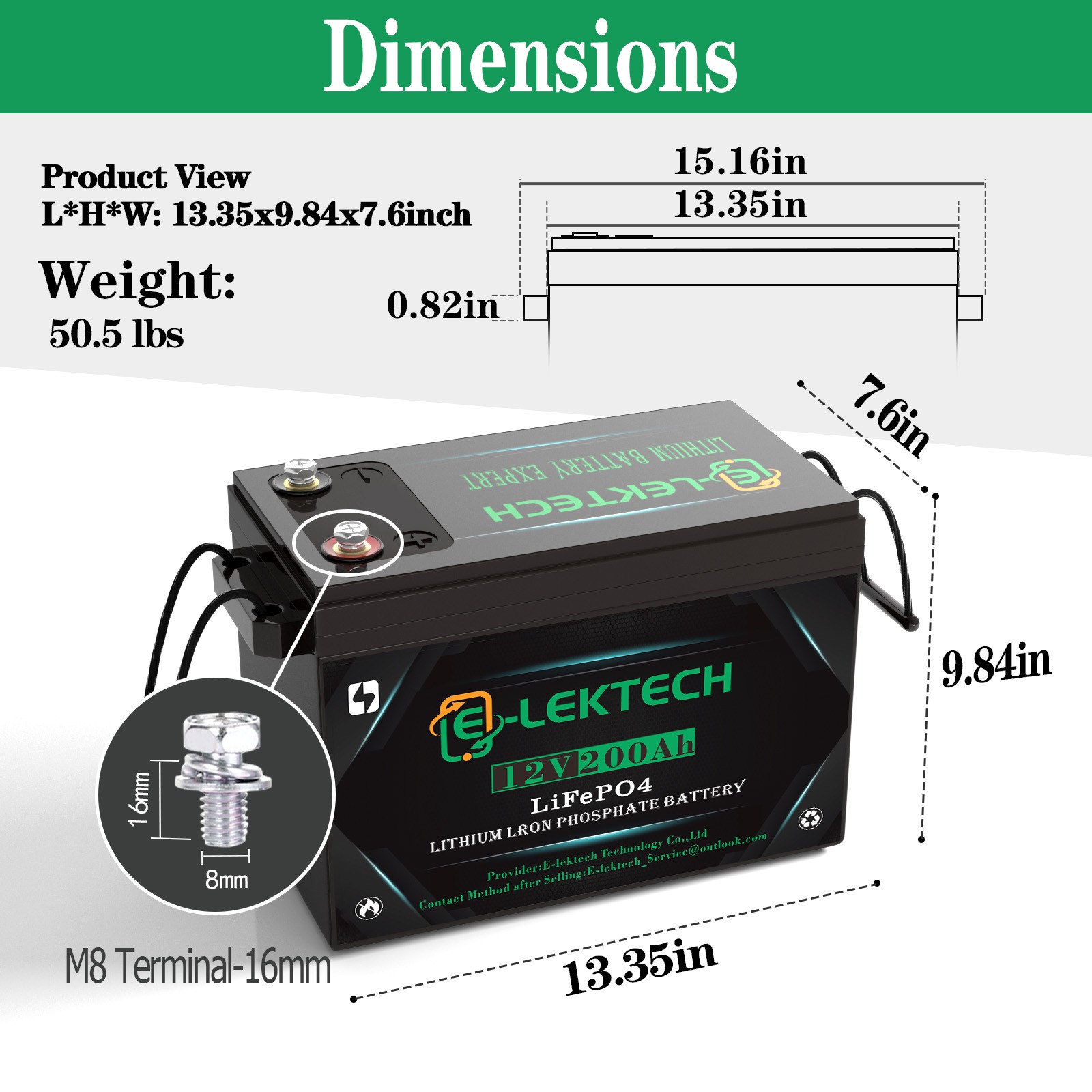 12V 200Ah LiFePO4 Lithium Battery 150A BMS for RVs Solar Power Boat Home Storage