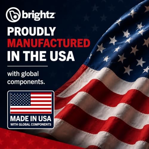 LED Patriotic Canopy Lights – 40 ft Red White & Blue String Lights – 4th of