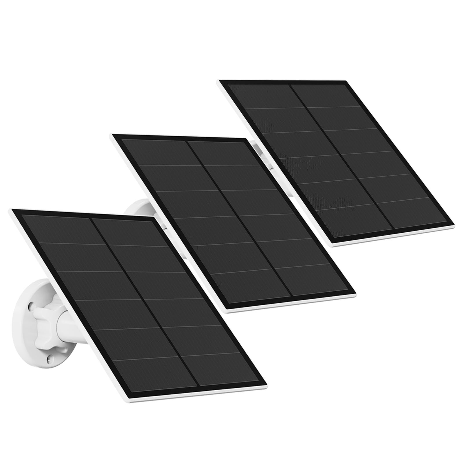 5W Solar Panel for Security Camera Outdoor, USB Charger, IP65 Waterproof