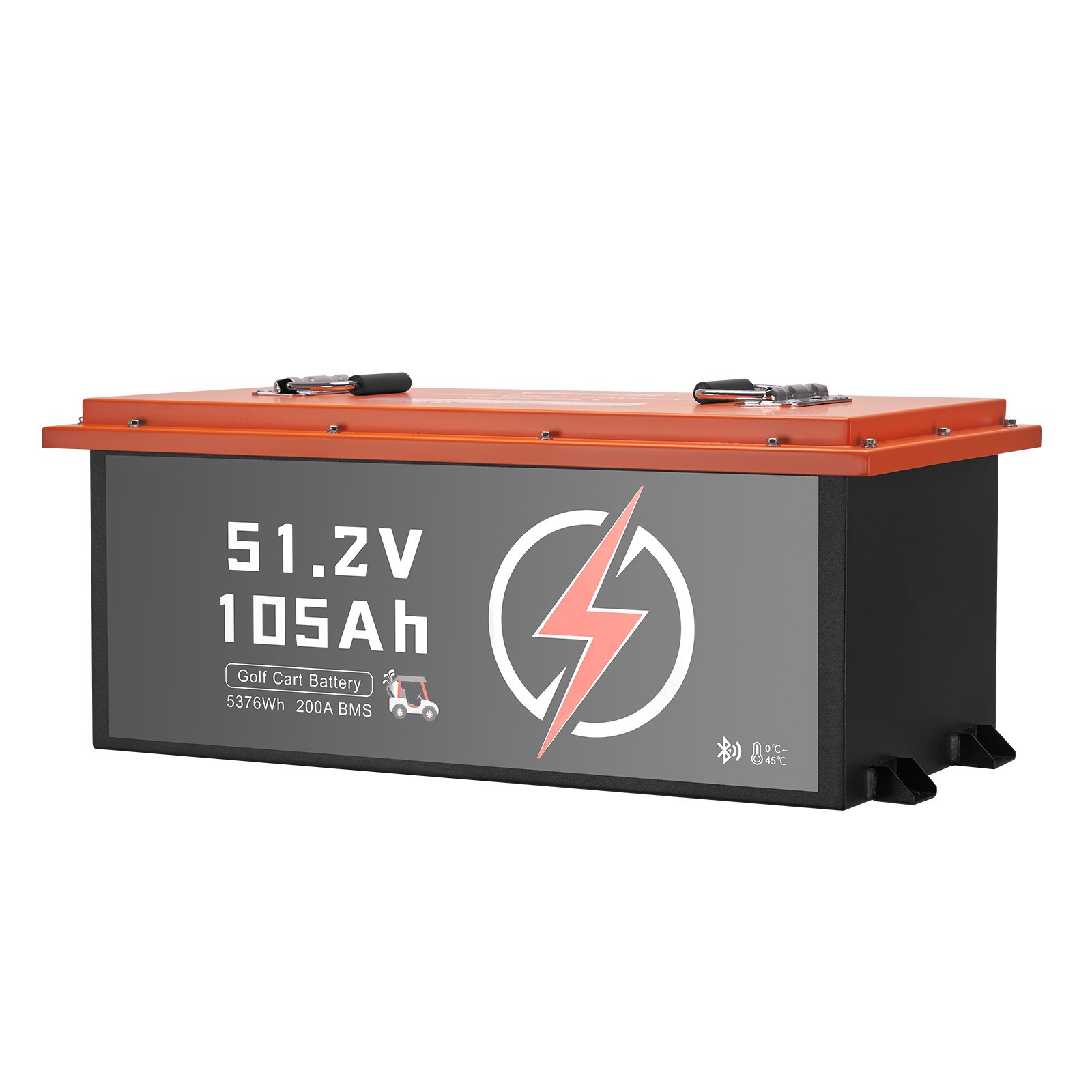 Uimoso 48V 105Ah Golf Cart Lithium Battery with 20A Charger and Touch Monitor