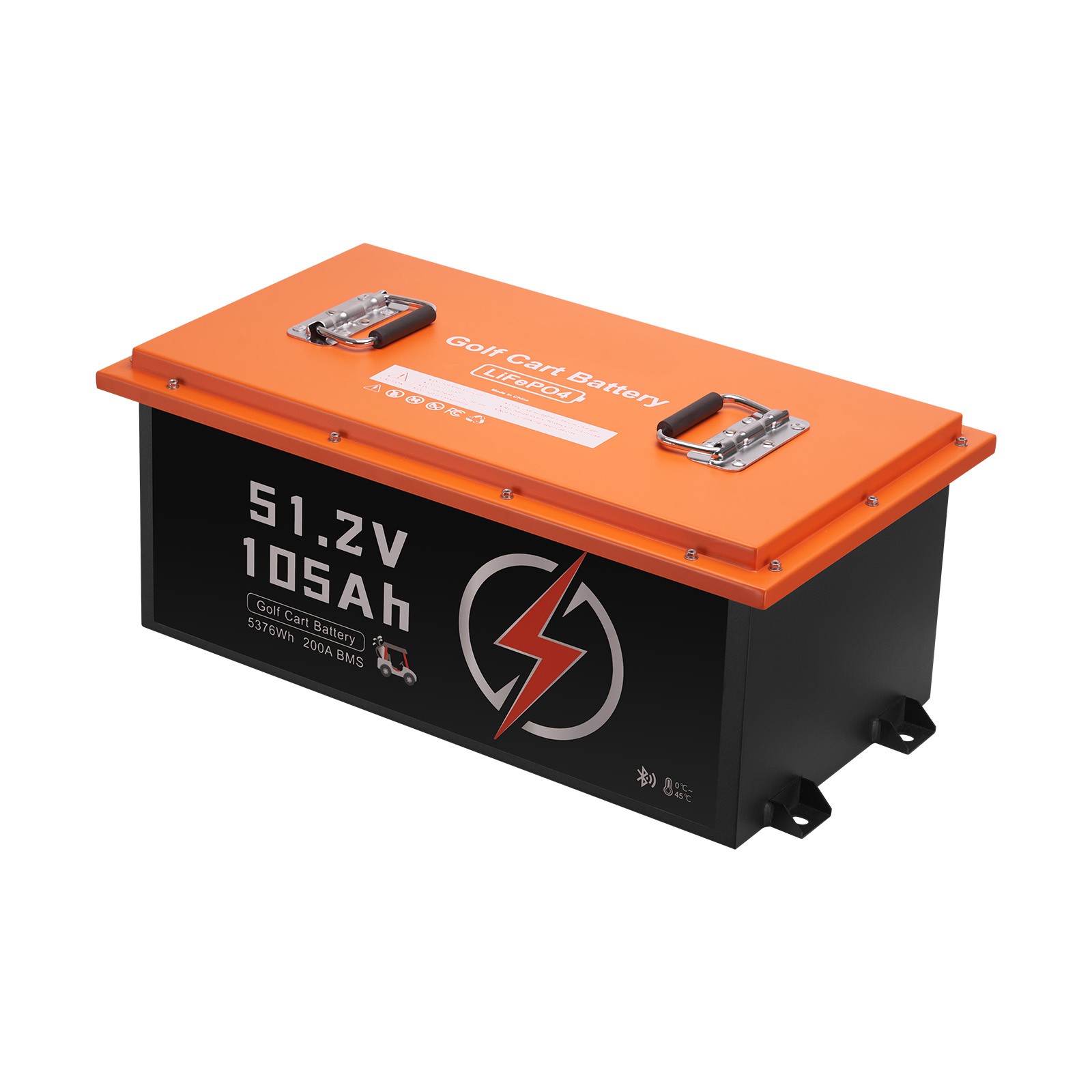 Uimoso 48V 105Ah Golf Cart Lithium Battery with 20A Charger and Touch Monitor