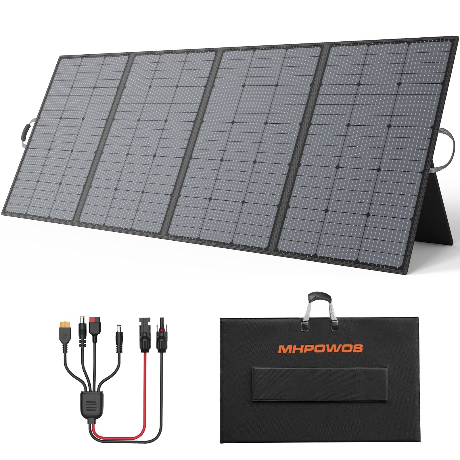 MHPOWOS High Efficiency 110W 220W 400W 440W Portable Foldable Solar Panel Kits