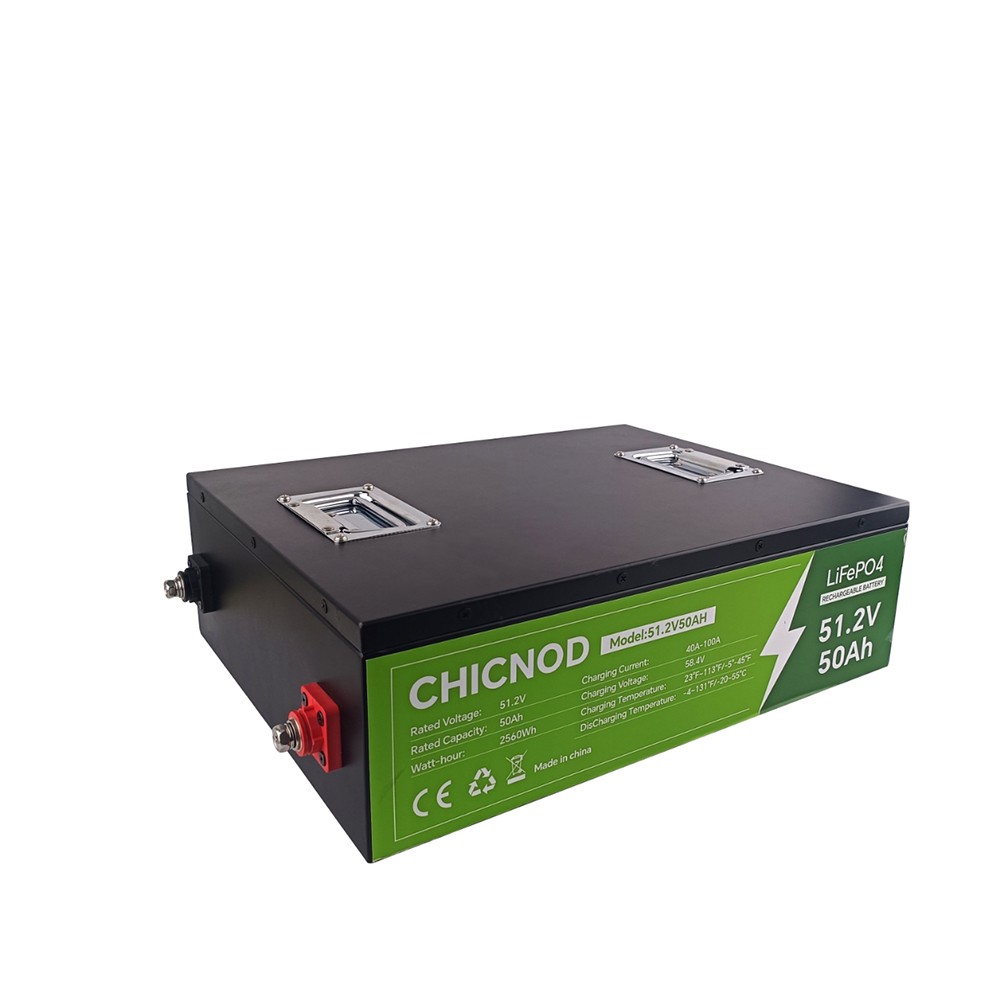 50Ah/100Ah 48V LiFePO4 Lithium Battery Built-in BMS Deep Cycle For RV Golf Cart