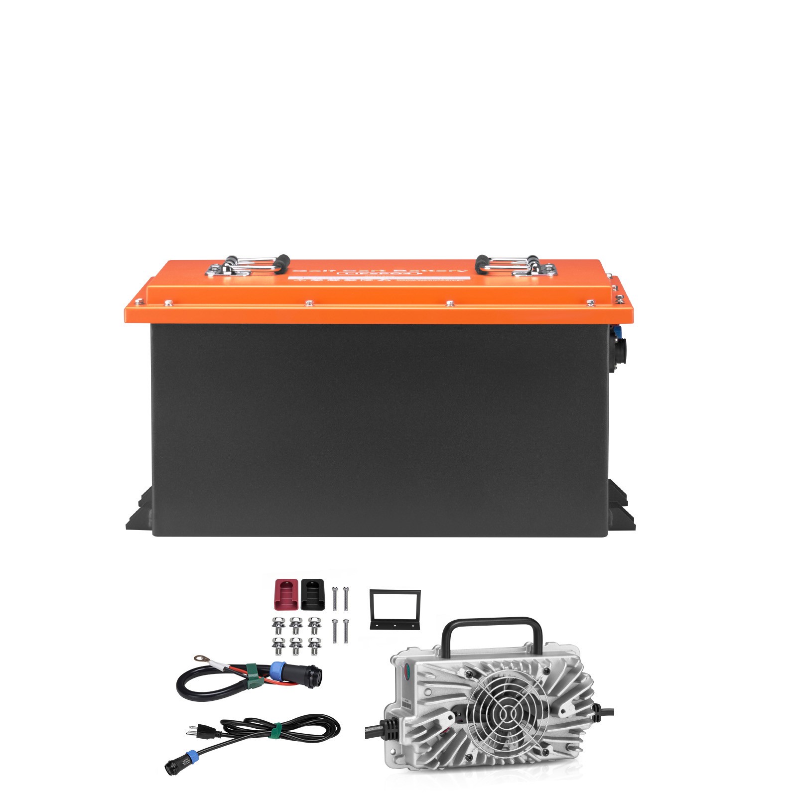 36V 105Ah Golf Cart Lithium Battery with 20A Charger and Touch Monitor