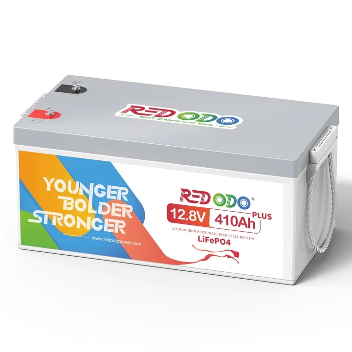 Redodo 12V 410Ah Lithium LiFePO4 Battery 5248Wh 3200W for RV Off-grid Solar