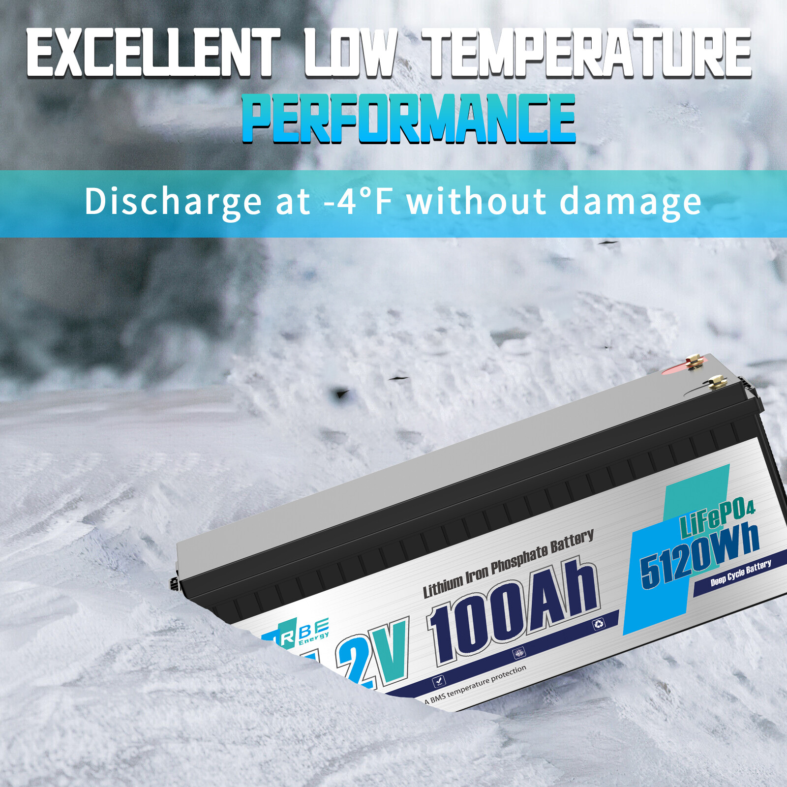 48V 100Ah LiFePO4 Lithium Golf Cart Battery 200A BMS Deep Cycle with US Charge