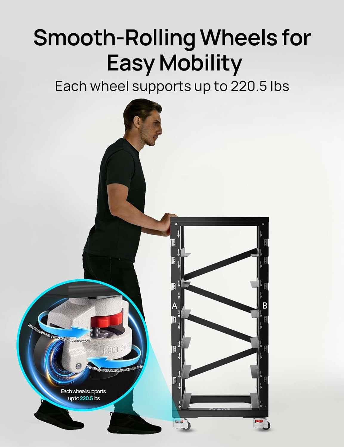 RACK6 V2, 6-Layer Server Rack with 600A Busbar, Compatible with All Rack Batter