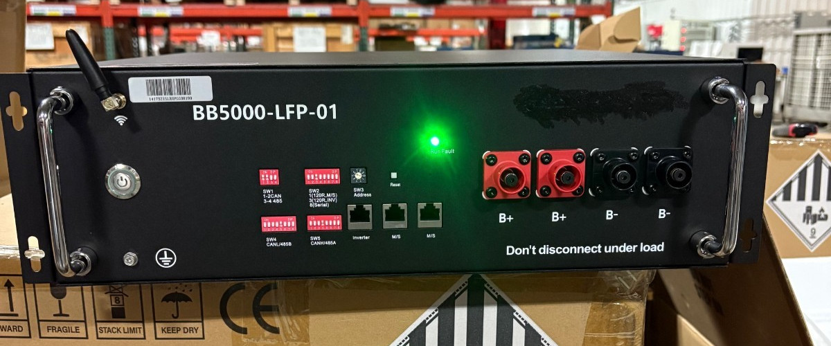 48V UHOME LiFePO4 100Ah Battery 5.1kWh Rack Mount Off Grid Solar 51.2V UL1973