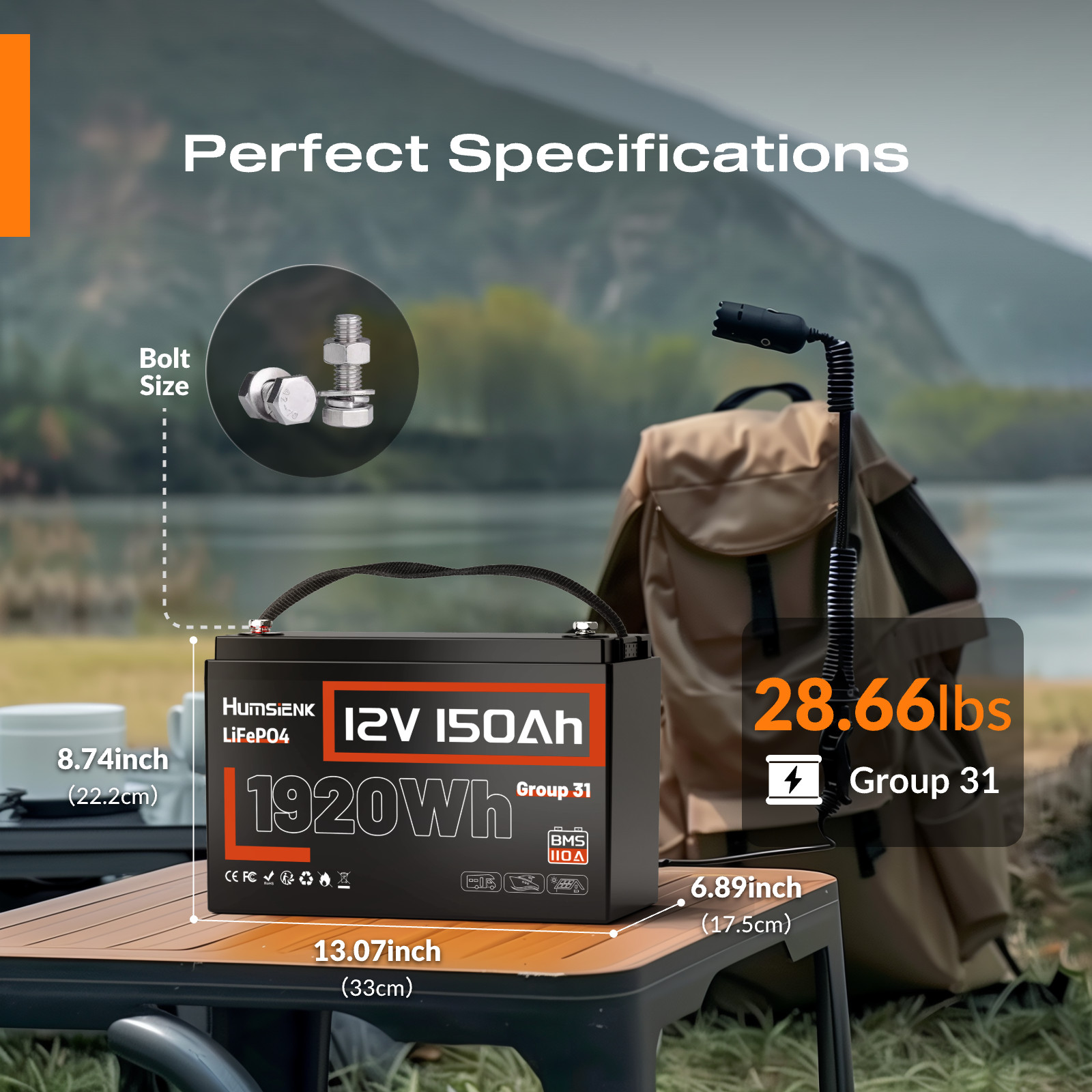 12V 24V 50Ah 100Ah 150AH 300Ah 320Ah LiFePO4 Lithium Battery RV Solar off grid