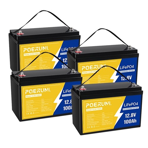 ⚡24V/48V LiFePO4 100Ah-300Ah 4000+Cycles Lithium battery for Solar RV off-Grid