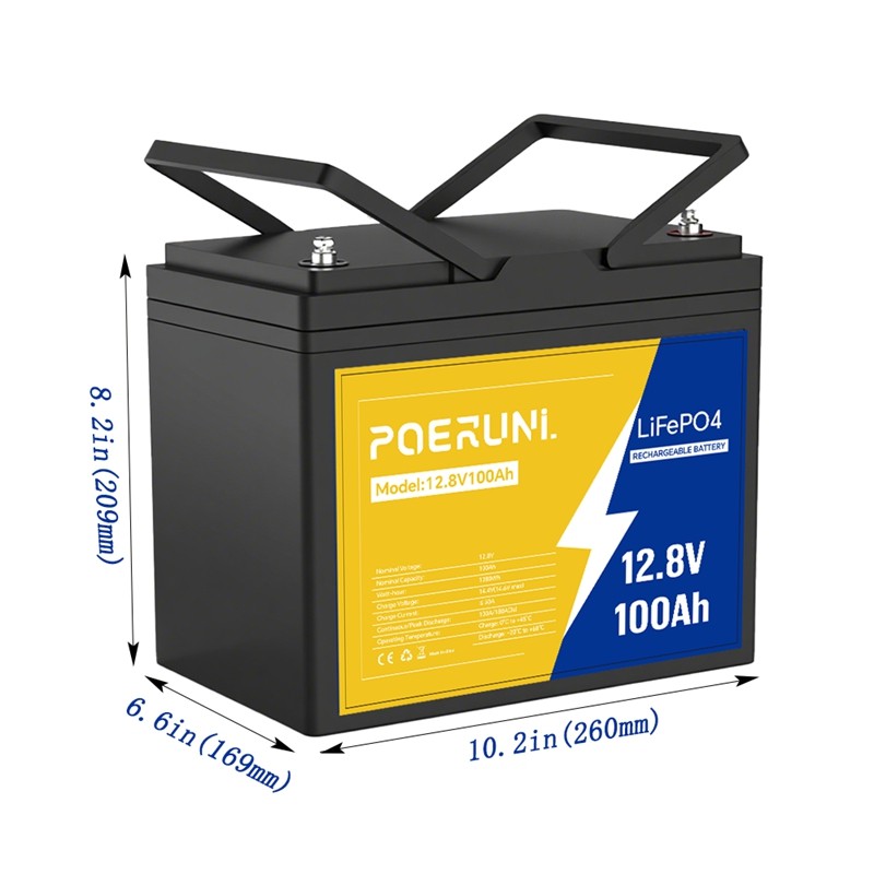 LiFePO4 Battery 12V 100Ah/200Ah/300Ah 48V 50Ah/100Ah BMS for Solar RV Off-Grid