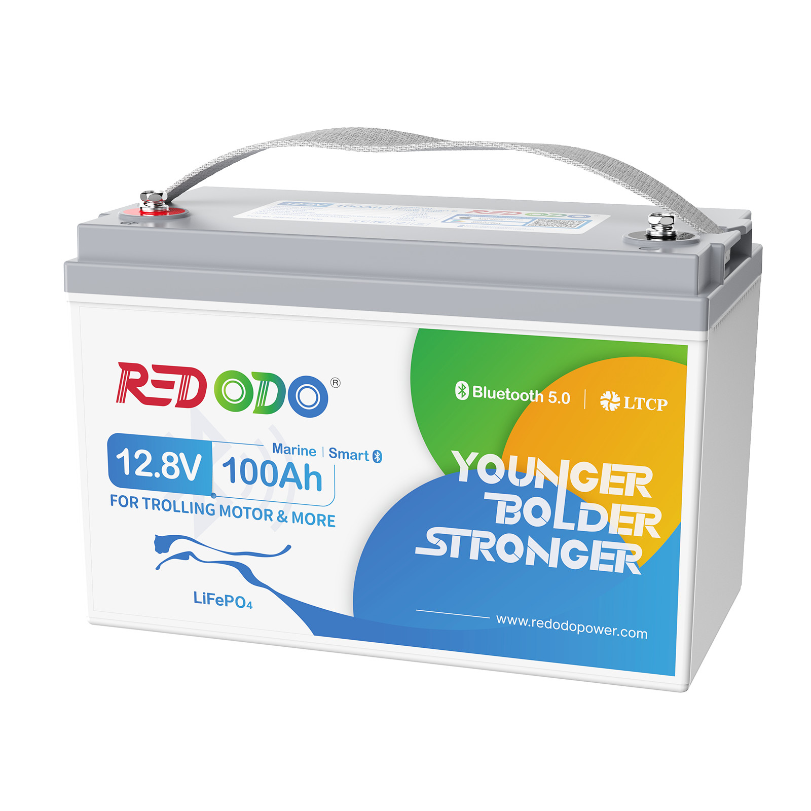 Redodo 12V 100Ah Lithium Battery w/ Bluetooth Low Temp Cut-off Protection -Used