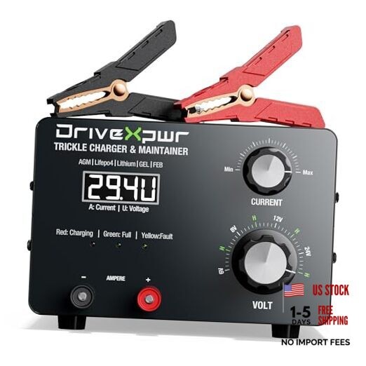 Adjustable Battery Charger 6V 8V 12V 24V,15A Automatic Battery X15